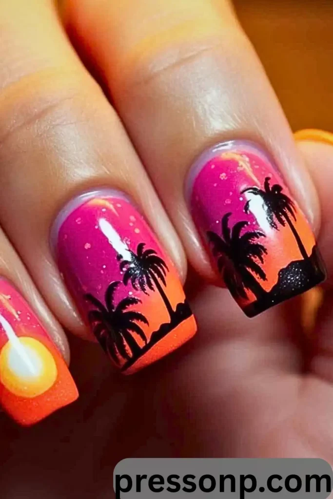 "A simple, beginner-friendly manicure featuring almond-shaped nails with a pearlescent white chrome finish. This 'glazed donut' look is a foundational technique for chic Summer 2026 tropical nail bases."